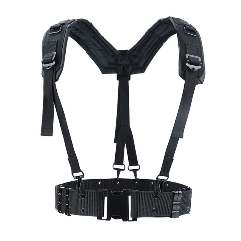 Tactical Belt Rigger - สายคาดเอวอเนกประสงค์, สำหรับแฟนๆกลางแจ้งเข็มขัดยุทธวิธีเข็มขัดรองรับน้ำหนักกล้องถ่ายรูปสายรัดหน้าอก