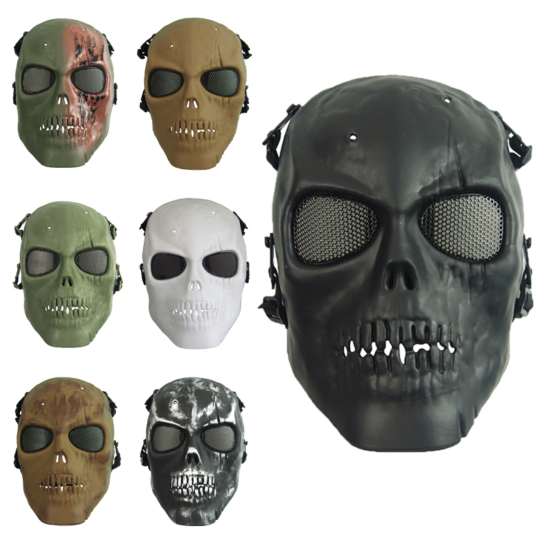 Outdoor Hunting Movies - หน้ากาก Airsoft Camouflage คอสเพลย์ Terror Skull