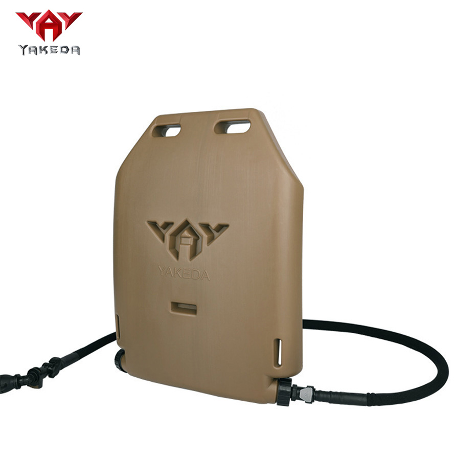 Outdoor Hunting Fleece - เสื้อกั๊กสำหรับล่าสัตว์ YAKEDA พร้อมช่องใส่ถุงน้ำ ท่อเชื่อมต่อ และสามารถถอดประกอบได้อย่างรวดเร็ว เหมาะสำหรับกีฬาล่าสัตว์กลางแจ้ง