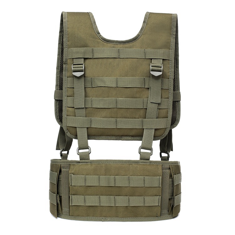 Tactical Belt Rigger - เสื้อกั๊กยุทธวิธีแบบโมลล์ ชุดเกราะหน้าอกสำหรับแอร์ซอฟต์ เข็มขัดคาดเอวแบบถอดได้ เข็มขัดสำหรับปฏิบัติการ ชุดอุปกรณ์เพ้นท์บอล เสื้อกั๊กสำหรับล่าสัตว์กลางแจ้ง