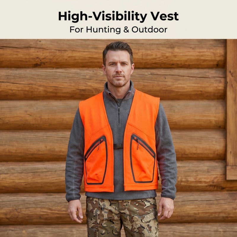 เสื้อกั๊กนิรภัยสำหรับผู้ชายสำห - Outdoor Hunting Fleece บทวิจารณ์และราคา