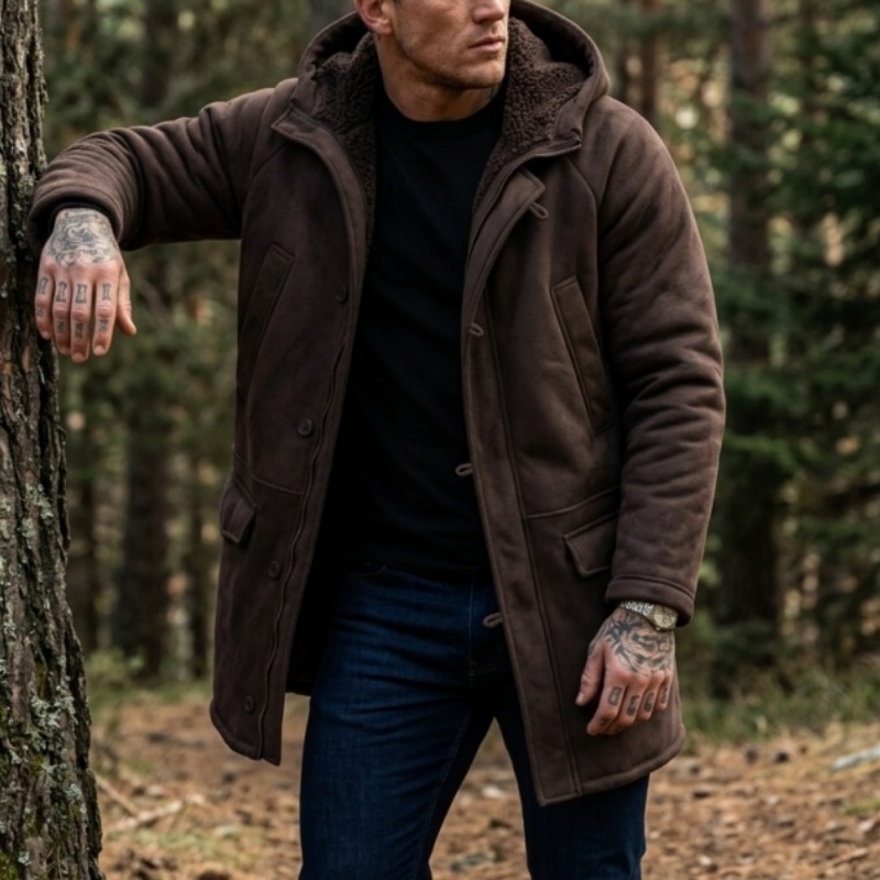 เสื้อแจ็คเก็ตฤดูหนาวบุขนเทียมม - Outdoor Hunting Coat บทวิจารณ์และราคา
