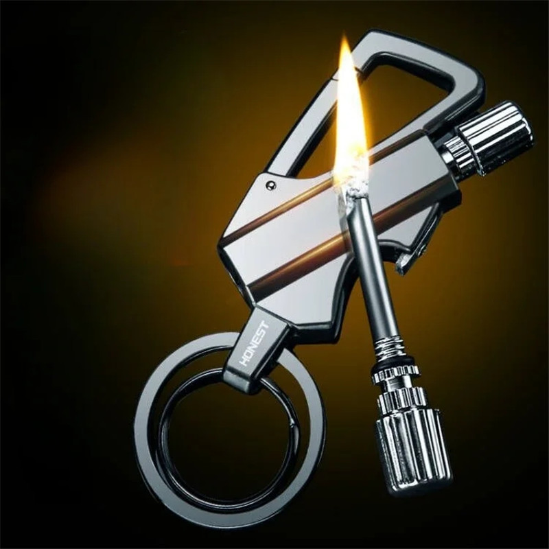 พวงกุญแจไฟแช็คโลหะพกพาสำหรับกิ - Fire Starter Waterproof บทวิจารณ์และราคา