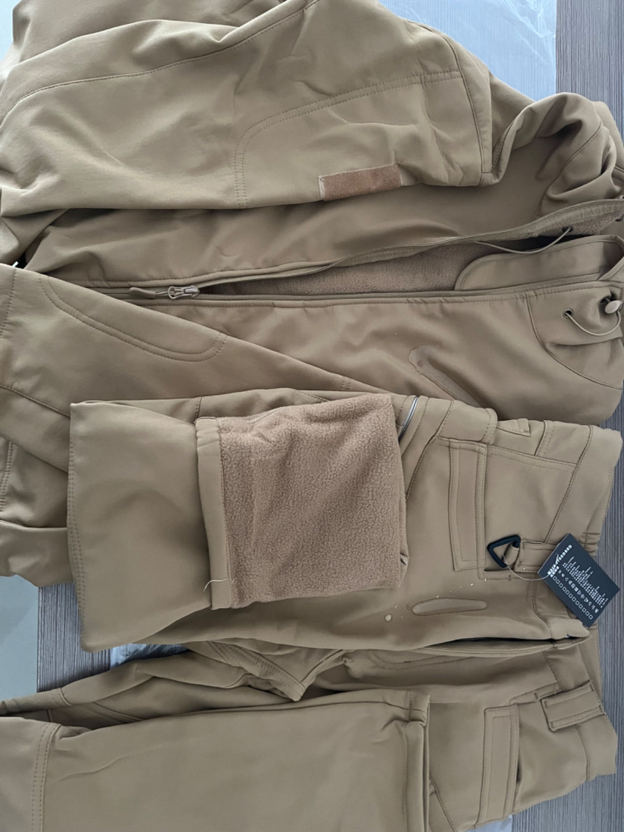 ผู้ชายฤดูหนาวฤดูใบไม้ร่วง WARM - Outdoor Hunting Fleece บทวิจารณ์และราคา