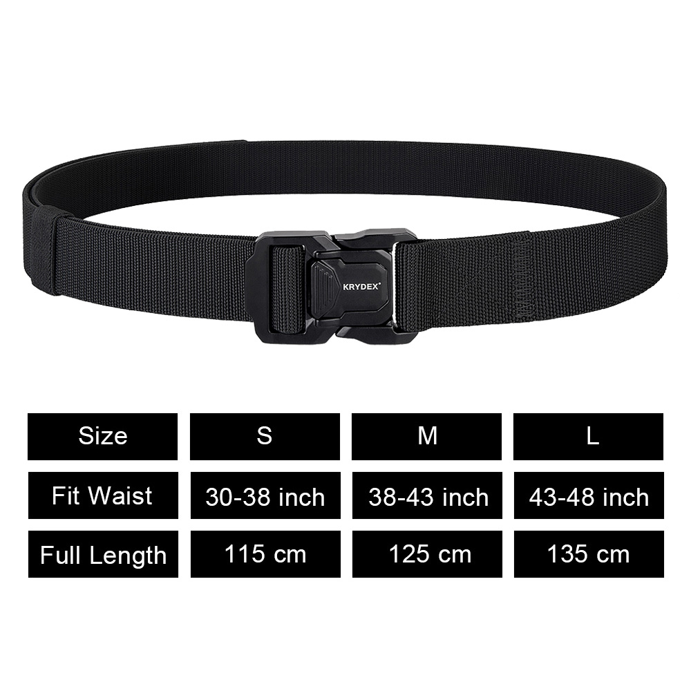 เข็มขัดยุทธวิธี KRYDEX ขนาด 1. - Tactical Belt Rigger บทวิจารณ์และราคา