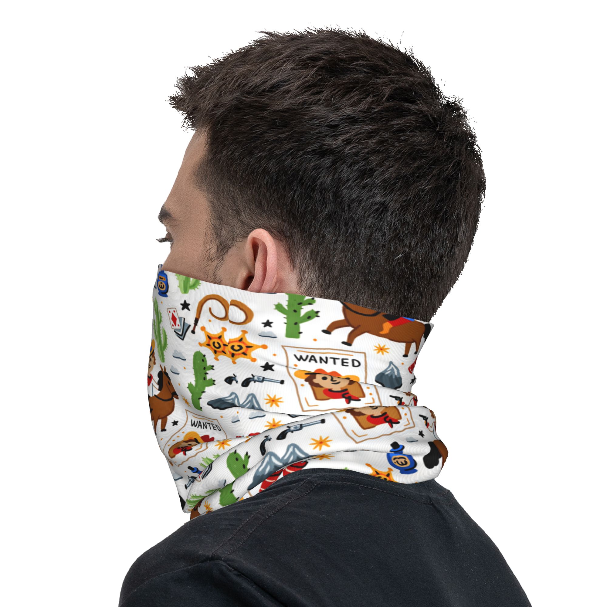 หน้ากากคาวบอยสไตล์ตะวันตกสำหรั - Outdoor Hunting And Fishing บทวิจารณ์และราคา
