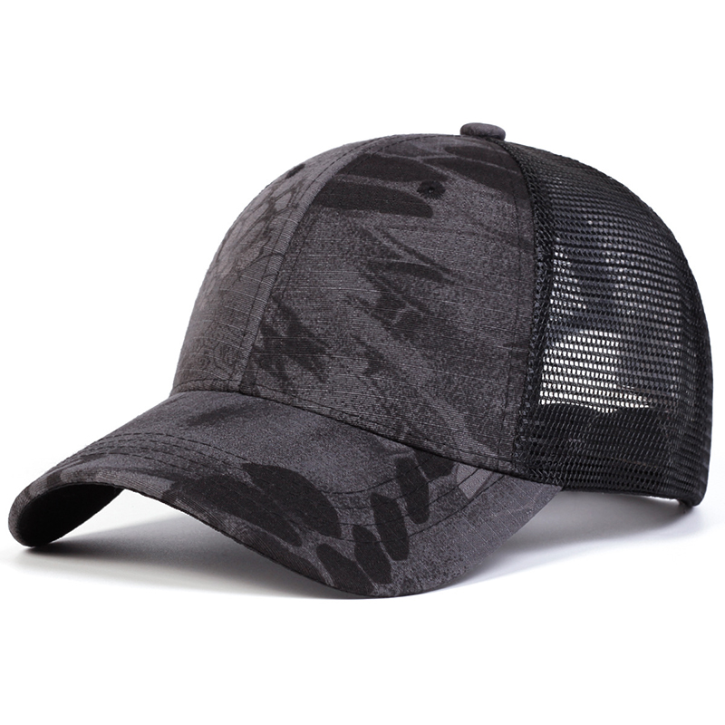 หมวกแก๊ปตาข่ายลายพรางพร้อมโลโก - Hunting Outdoor Logos บทวิจารณ์และราคา
