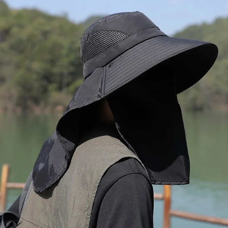 หมวกกันแดดฤดูร้อน ป้องกันรังสี - Outdoor Hunting And Fishing บทวิจารณ์และราคา