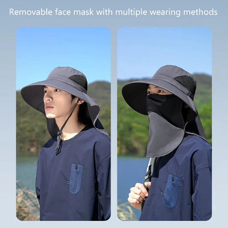 หมวกกันแดดฤดูร้อน ป้องกันรังสี - Outdoor Hunting And Fishing บทวิจารณ์และราคา