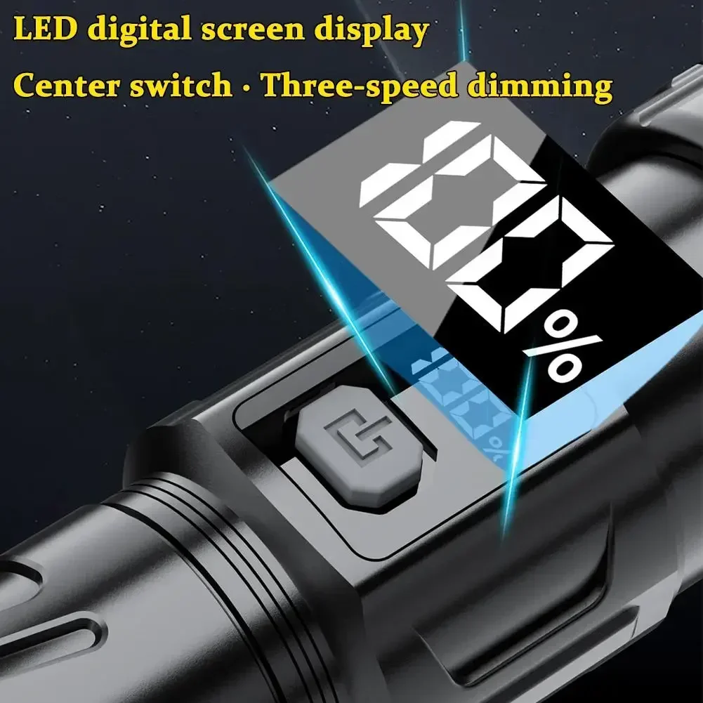 ไฟฉาย LED Super Bright USB ชาร - Outdoor Hunting And Fishing บทวิจารณ์และราคา