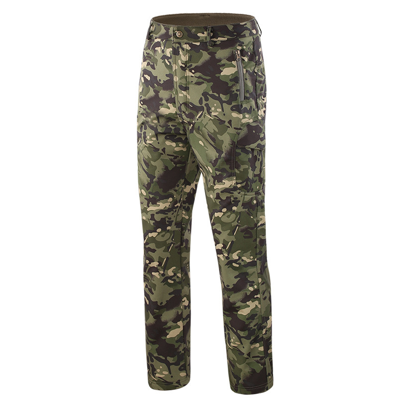 กางเกงล่าสัตว์ลายพรางนิ่มกางเก - Outdoor Hunting Fleece บทวิจารณ์และราคา